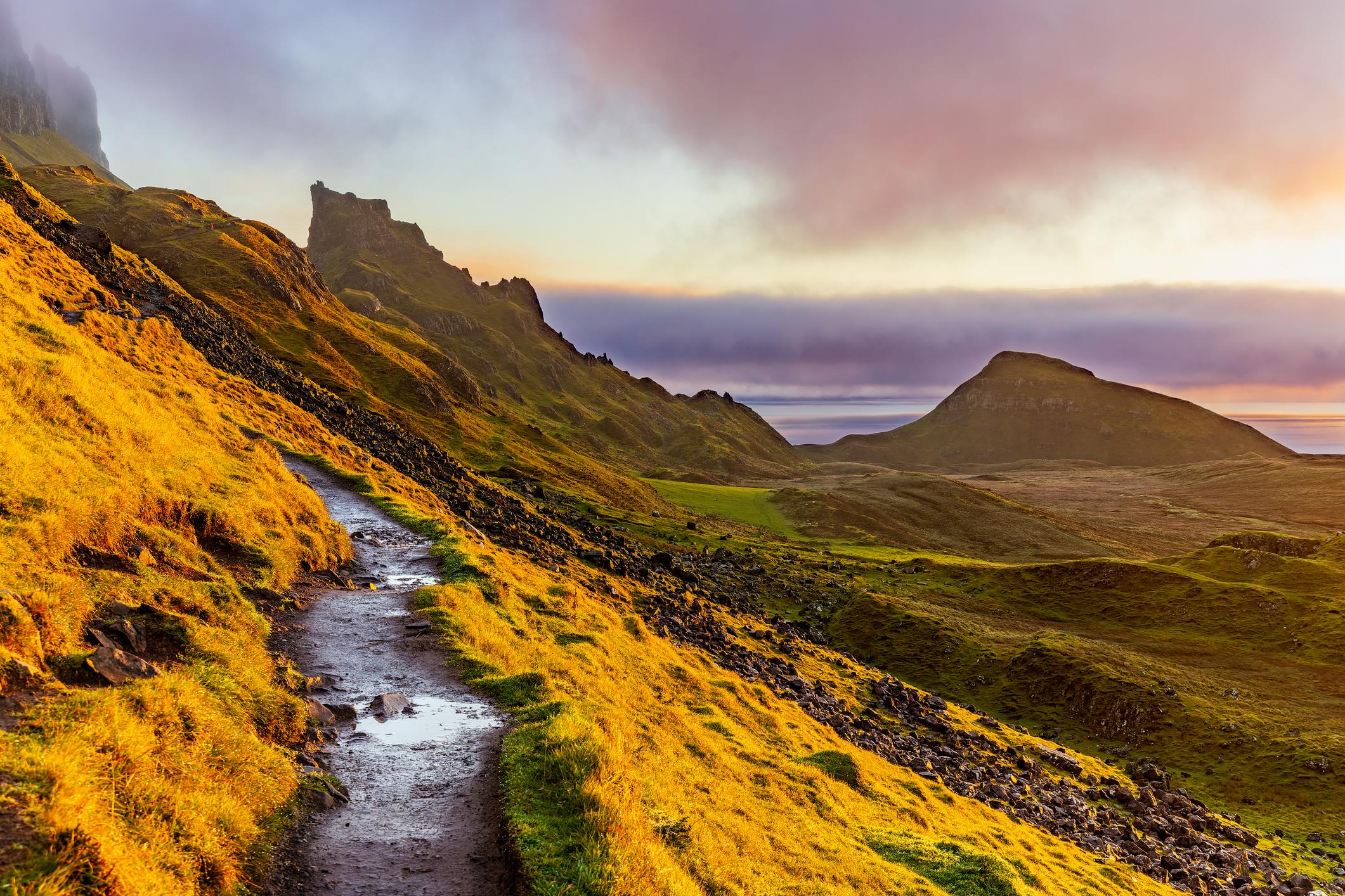 Divoký skotský terén